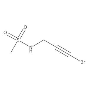 N-(3-bromo-2-propyn-1-yl)Methanesulfonamide结构式