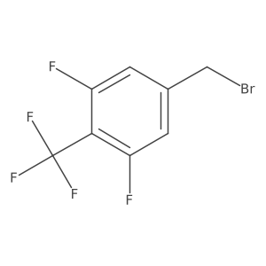 5-(Bromomethyl)-1,3-difluoro-2-(trifluoromethyl)benzene结构式