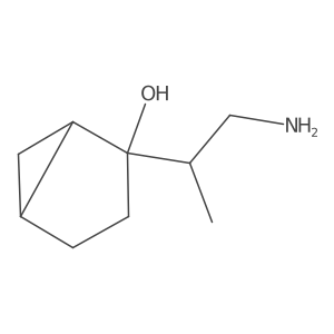 2-(1-Aminopropan-2-yl)bicyclo[3.1.0]hexan-2-ol结构式