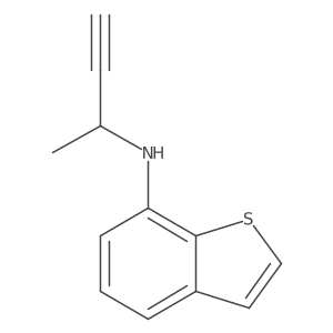 N-(But-3-yn-2-yl)-1-benzothiophen-7-amine Structure