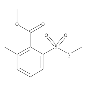 Methyl 2-methyl-6-(methylsulfamoyl)benzoate Structure