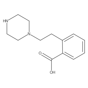 2-[2-(Piperazin-1-yl)ethyl]benzoic acid Structure