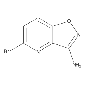 5-Bromoisoxazolo[4,5-b]pyridin-3-amine结构式
