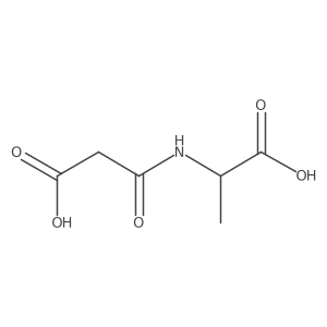 D-Alanine, N-(carboxyacetyl)- Structure