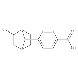 4-(2-Chlorobicyclo[2.2.1]hept-7-yl)benzoic acid Structure