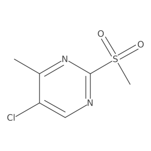 5-Chloro-4-methyl-2-(methylsulfonyl)pyrimidine Structure