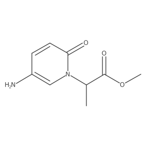 Methyl 2-(5-amino-2-oxo-1,2-dihydropyridin-1-yl)propanoate结构式