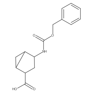rac-(1R,2R,4S,5S)-4-{[(benzyloxy)carbonyl]amino}bicyclo[3.1.0]hexane-2-carboxylic acid Structure