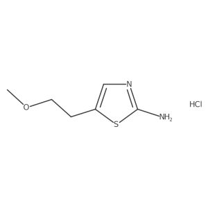 5-(2-Methoxyethyl)thiazol-2-amine hydrochloride Structure