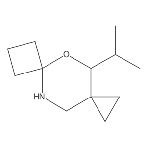 4-(Propan-2-yl)-5-oxa-10-azadispiro[2.2.3^{6}.2^{3}]undecane Structure