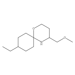 9-Ethyl-4-(methoxymethyl)-1-oxa-5-azaspiro[5.5]undecane Structure