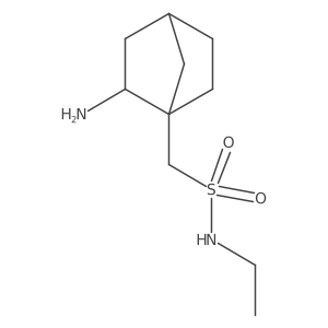 1-{2-aminobicyclo[2.2.1]heptan-1-yl}-N-ethylmethanesulfonamide结构式