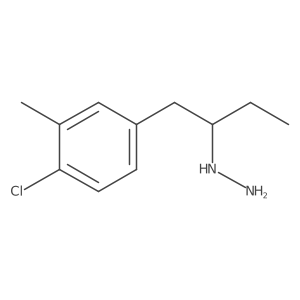[1-(4-Chloro-3-methylphenyl)butan-2-yl]hydrazine结构式