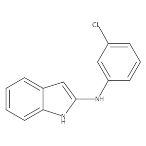 N-(3-chlorophenyl)-1H-indol-2-amine Structure