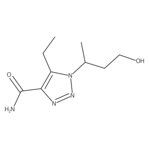 5-ethyl-1-(4-hydroxybutan-2-yl)-1H-1,2,3-triazole-4-carboxamide Structure