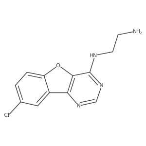 N-(2-Aminoethyl)-N-(8-chloro[1]benzofuro[3,2-d]pyrimidin-4-yl)amine Structure
