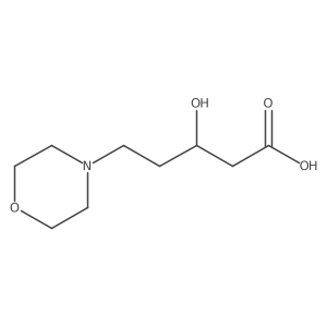 (3S)-3-hydroxy-5-(morpholin-4-yl)pentanoic acid结构式