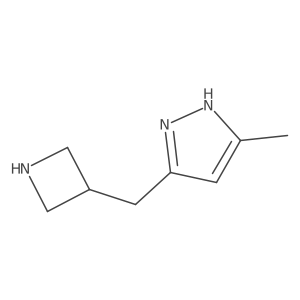 3-[(azetidin-3-yl)methyl]-5-methyl-1H-pyrazole Structure