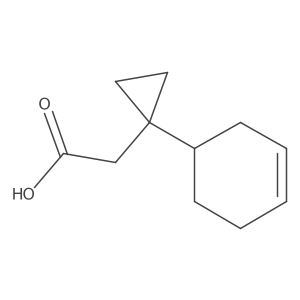 2-[1-(Cyclohex-3-en-1-yl)cyclopropyl]acetic acid结构式