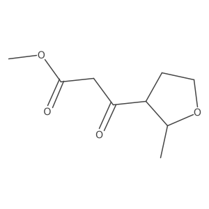 Methyl 3-(2-methyloxolan-3-yl)-3-oxopropanoate结构式