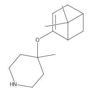4-({6,6-Dimethylbicyclo[3.1.1]hept-2-en-2-yl}oxy)-4-methylpiperidine结构式