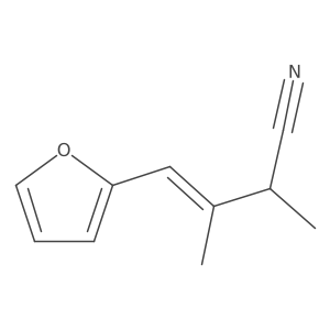 4-(Furan-2-yl)-2,3-dimethylbut-3-enenitrile结构式