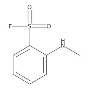 2-(Methylamino)benzene-1-sulfonyl fluoride结构式