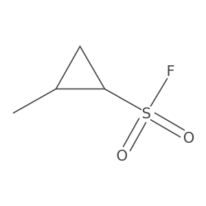 rac-(1R,2R)-2-methylcyclopropane-1-sulfonyl fluoride Structure