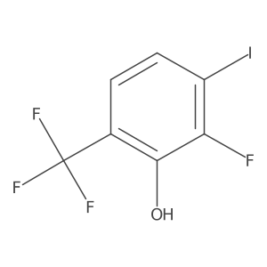 2-Fluoro-3-iodo-6-(trifluoromethyl)phenol Structure