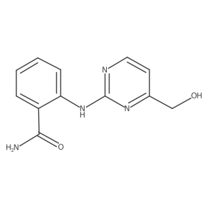 2-{[4-(Hydroxymethyl)pyrimidin-2-yl]amino}benzamide Structure
