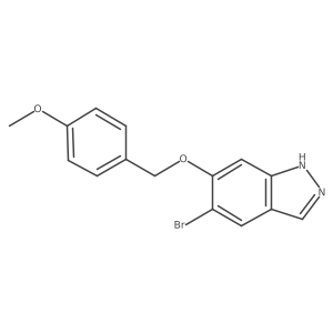 5-bromo-6-((4-methoxybenzyl)oxy)-2H-indazole结构式