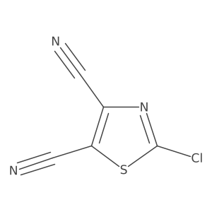 2-Chloro-4,5-thiazoledicarbonitrile Structure