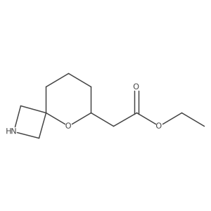 Ethyl 2-{5-oxa-2-azaspiro[3.5]nonan-6-yl}acetate结构式