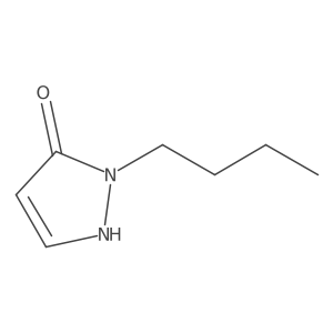 1-butyl-1H-pyrazol-5-ol结构式