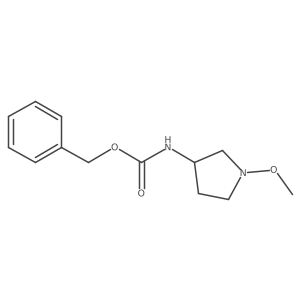benzyl N-(1-methoxypyrrolidin-3-yl)carbamate Structure