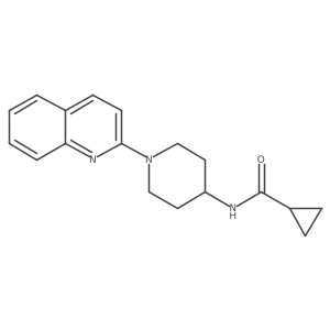 N-[1-(quinolin-2-yl)piperidin-4-yl]cyclopropanecarboxamide Structure
