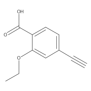 2-Ethoxy-4-ethynylbenzoic acid Structure