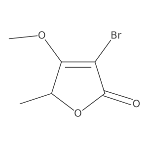 (S)-3-Bromo-4-methoxy-5-methylfuran-2(5H)-one结构式