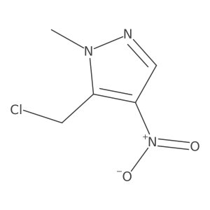 5-(chloromethyl)-1-methyl-4-nitro-1H-pyrazole Structure