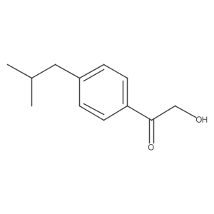 2-Hydroxy-4'-isobutylacetophenone结构式