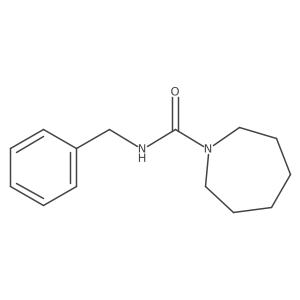 Hexahydro-N-(phenylmethyl)-1H-azepine-1-carboxamide Structure