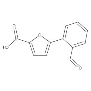 5-(2-Formylphenyl)-2-furoic acid Structure