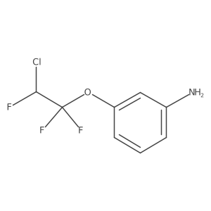 3-(1,1,2-Trifluoro-2-chloroethoxy)aniline结构式