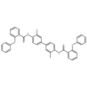N,N'-(3,3'-dimethyl-[1,1'-biphenyl]-4,4'-diyl)bis(2-phenoxybenzamide) Structure