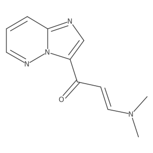 3-(Dimethylamino)-1-imidazo[1,2-b]pyridazin-3-yl-2-propen-1-one结构式
