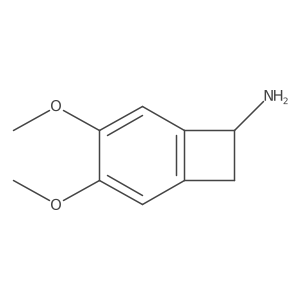 3,4-Dimethoxybicyclo[4.2.0]octa-1,3,5-trien-7-amine Structure