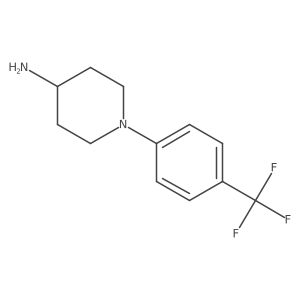 4-Piperidinamine, 1-[4-(trifluoromethyl)phenyl]- Structure