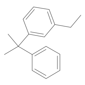4-Ethyl-2-(1-methyl-1-phenyl-ethyl)-benzene Structure