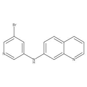 N-(5-Bromo-3-pyridinyl)-7-quinolinamine Structure