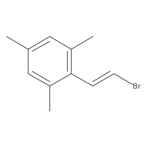 (E)-beta-Bromo-2,4,6-trimethylstyrene Structure